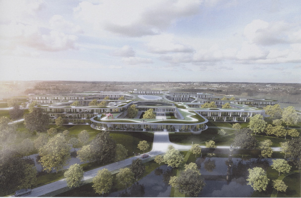 Hôpital Nyt – Nordsjaelland - BIG, WHR architectes et Arup, Danemark, 2013 ©WHR